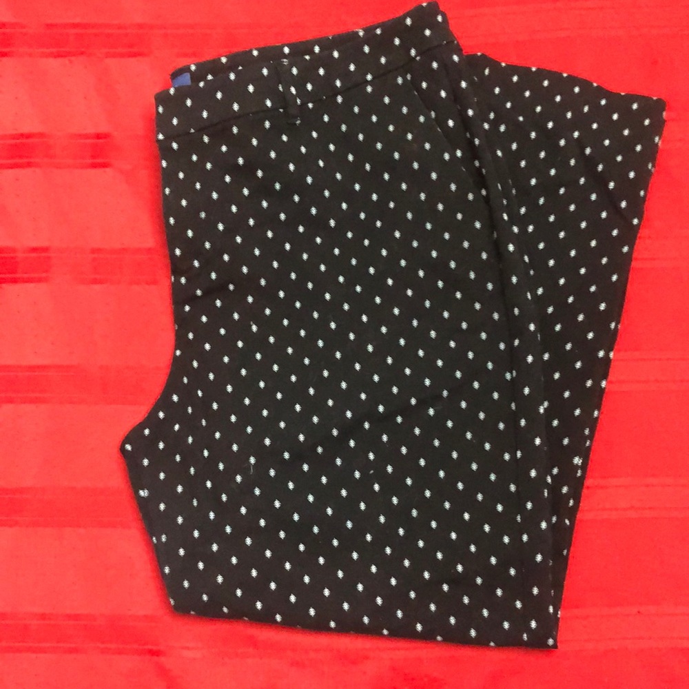 Old Navy Black Printed Pants